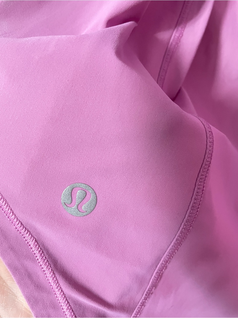 lululemon athletica Pink Tank Top with Reflective Logo - Picture 1 of 4